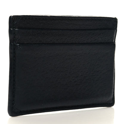 Gucci Pebbled Calfskin Animalier Card Holder Black 3 of 9