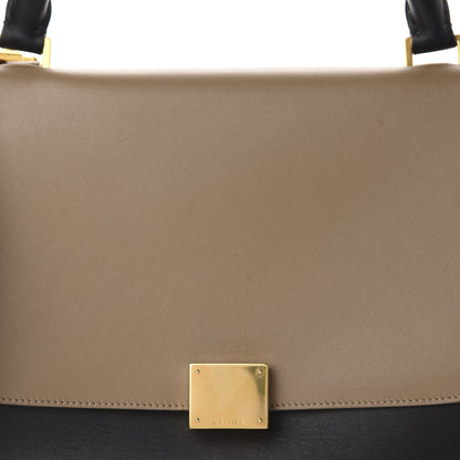Celine Smooth Calfskin Suede Medium Tri-Color Trapeze Pink 9 of 9