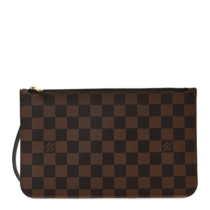 Louis Vuitton Damier Ebene Neverfull MM GM Pochette 1 of 9