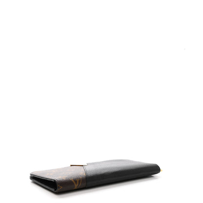 Louis Vuitton Monogram Calfskin Kimono Wallet Black 4 of 8