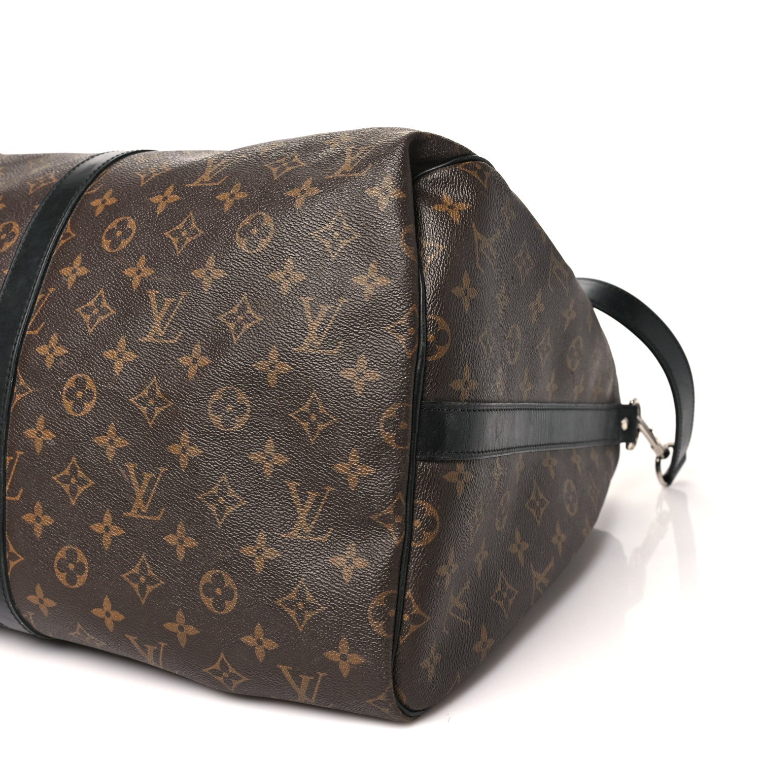 Louis Vuitton Monogram Macassar Keepall Bandouliere 55 9 of 9
