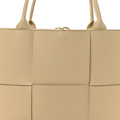 Bottega Veneta Grained Calfskin Intrecciato Medium Arco Tote Porridge 8 of 10