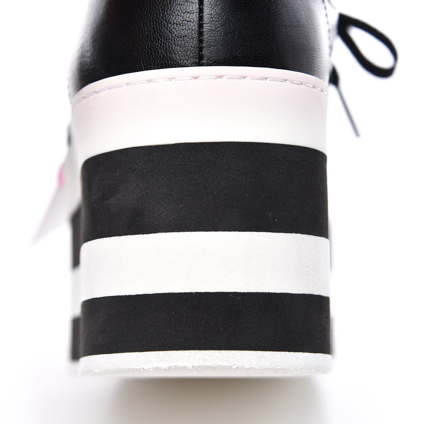 Malaga Kid Peggy Platform Sneakers 39.5 Black White
