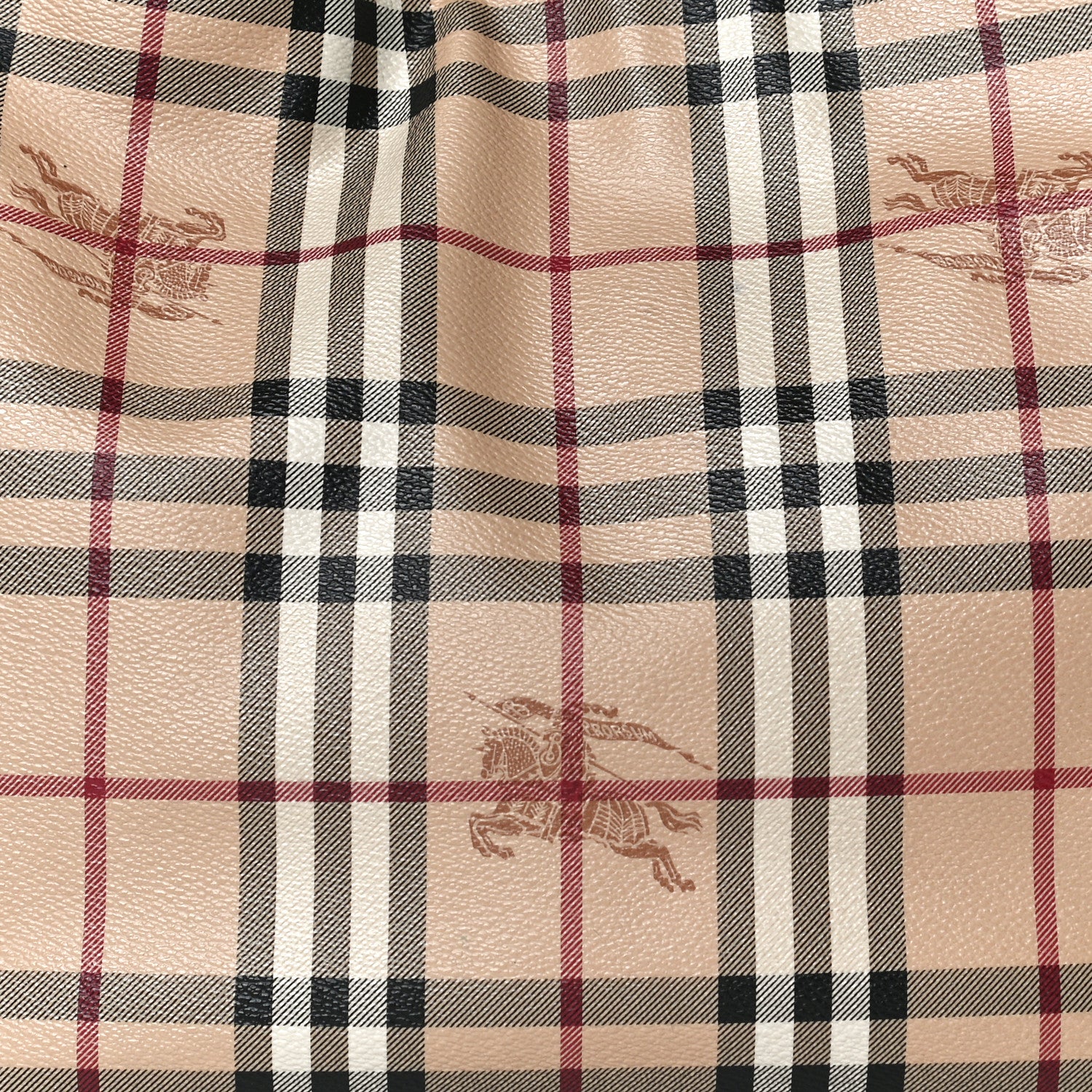 Burberry Haymarket Check Small Canterbury Tote Chocolate 10 of 18