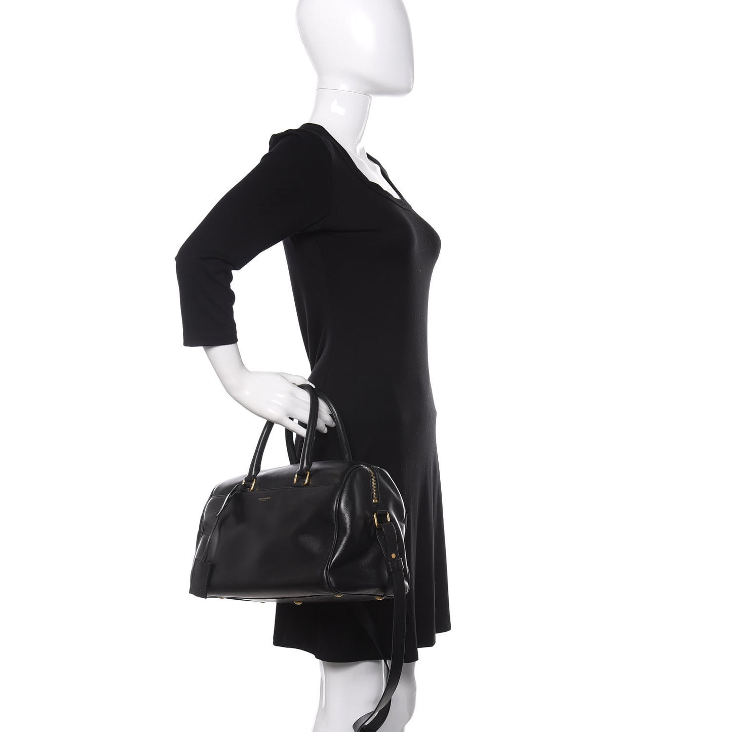 Calfskin Classic Duffle 6 Black