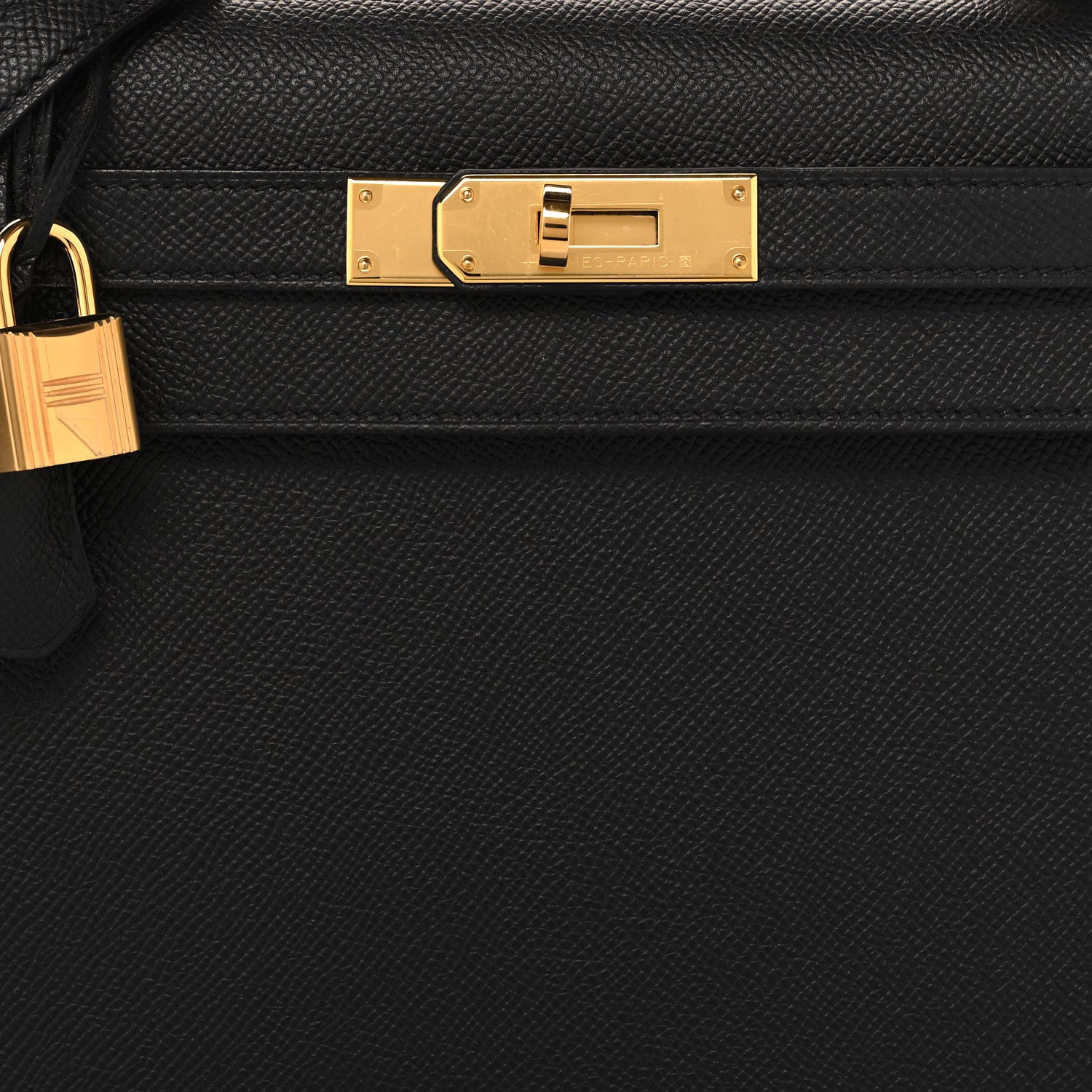 Hermes Epsom Kelly Sellier 28 Black 8 of 10