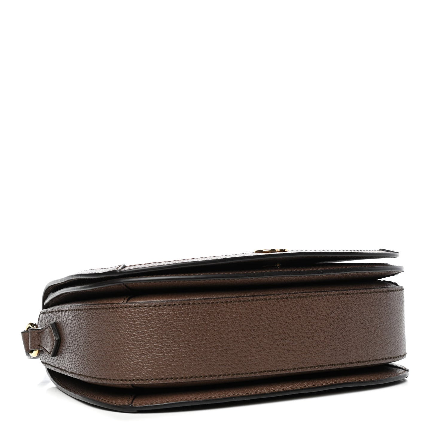 GG Supreme Monogram Web Small Ophidia Flap Messenger Bag Brown