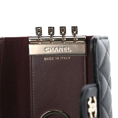 Chanel Caviar Quilted Classic 4 Key Holder Wallet Black 6 of 8