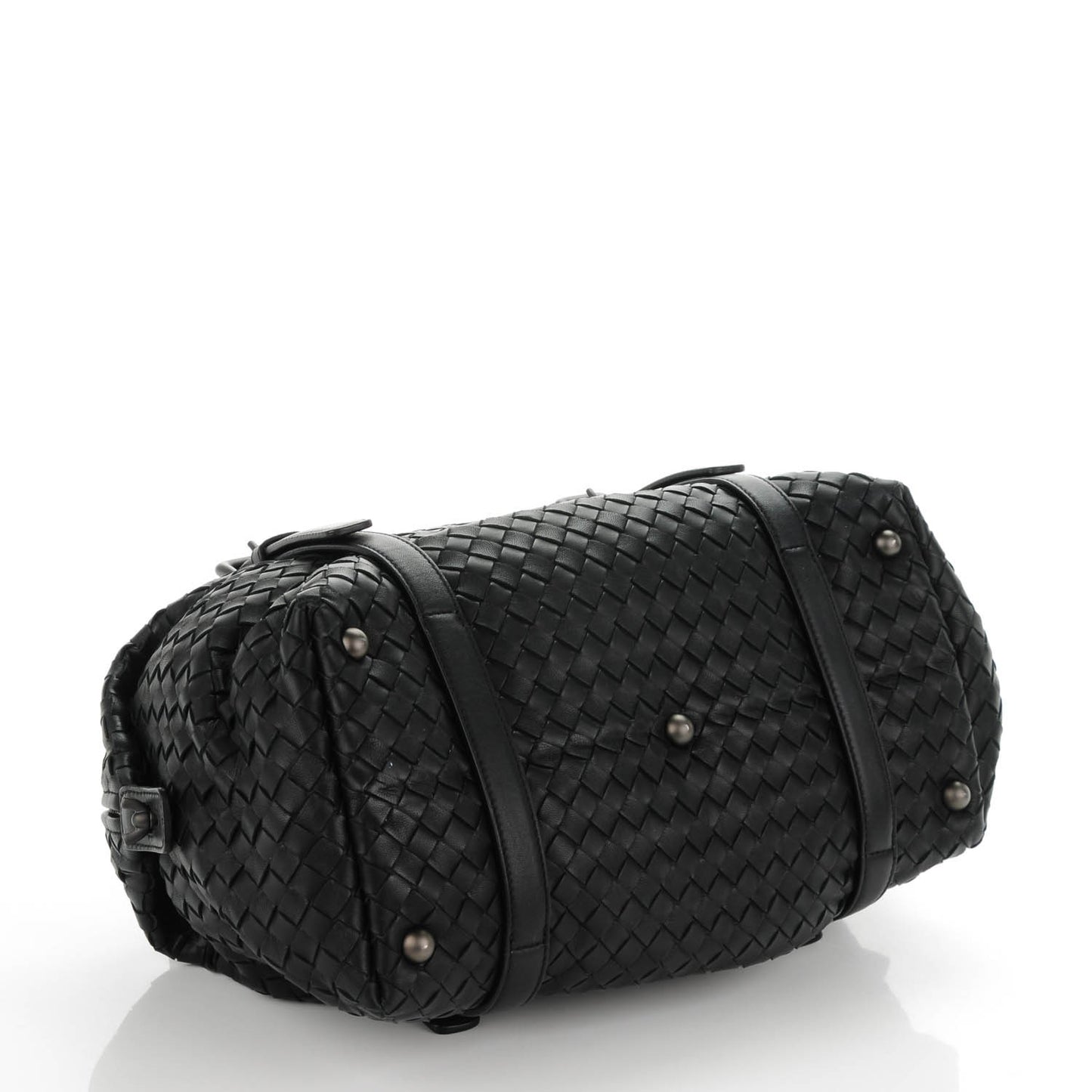 Nappa Intrecciato Montaigne Nero Black