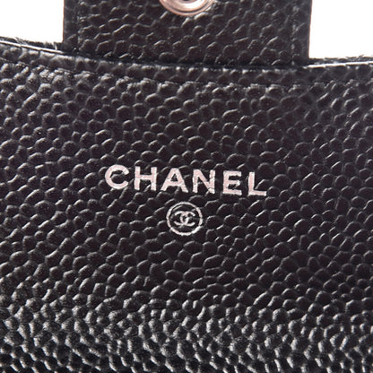 Chanel Caviar Quilted Flap Card Holder Black 6 of 9