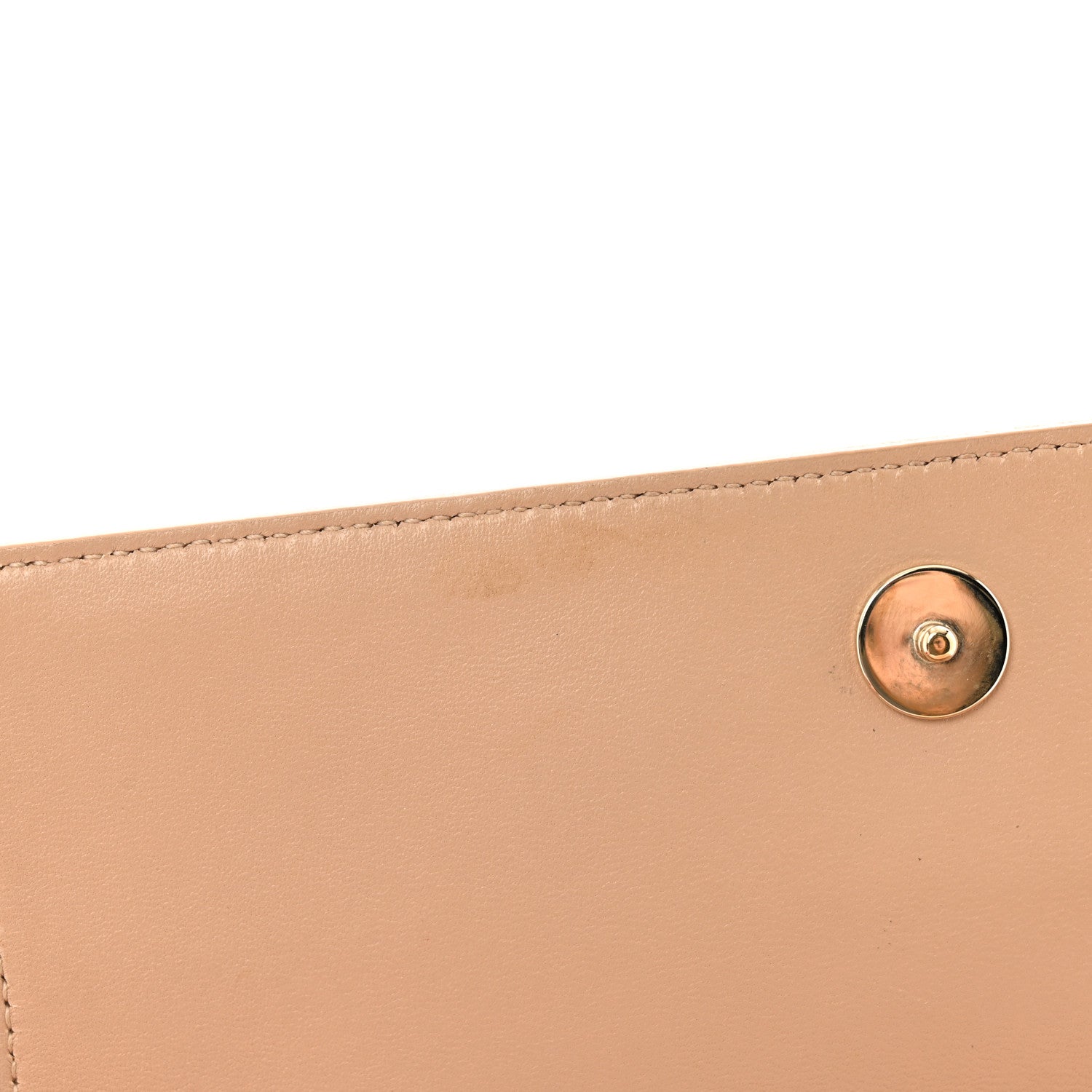 Christian Dior Grained Calfskin Diorama Wallet on Chain Pouch Nude 12 of 14