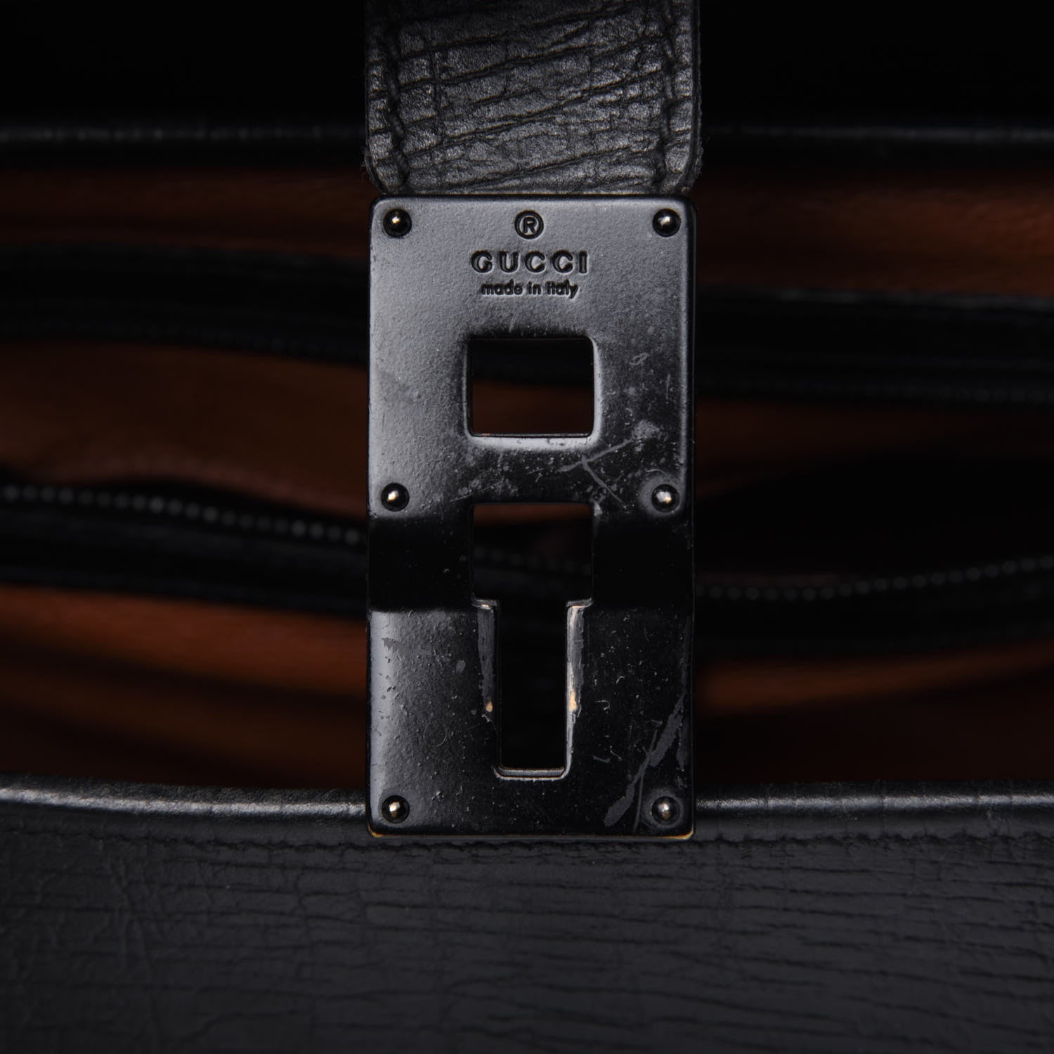 Gucci Calfskin Bamboo Bullet Black 11 of 35