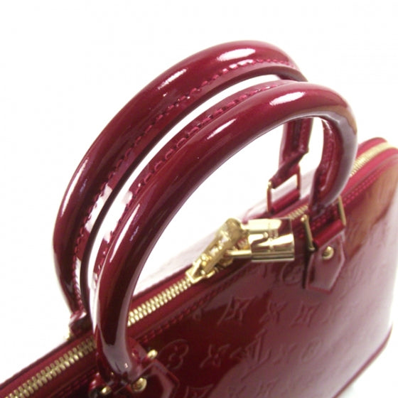 Louis Vuitton Vernis Alma MM Pomme D'Amour 5 of 8