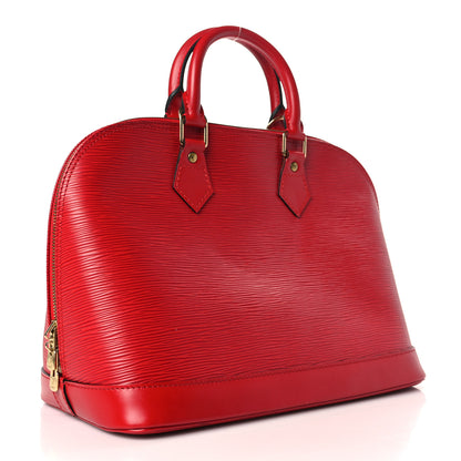 Louis Vuitton Epi Alma PM Castillan Red 3 of 8
