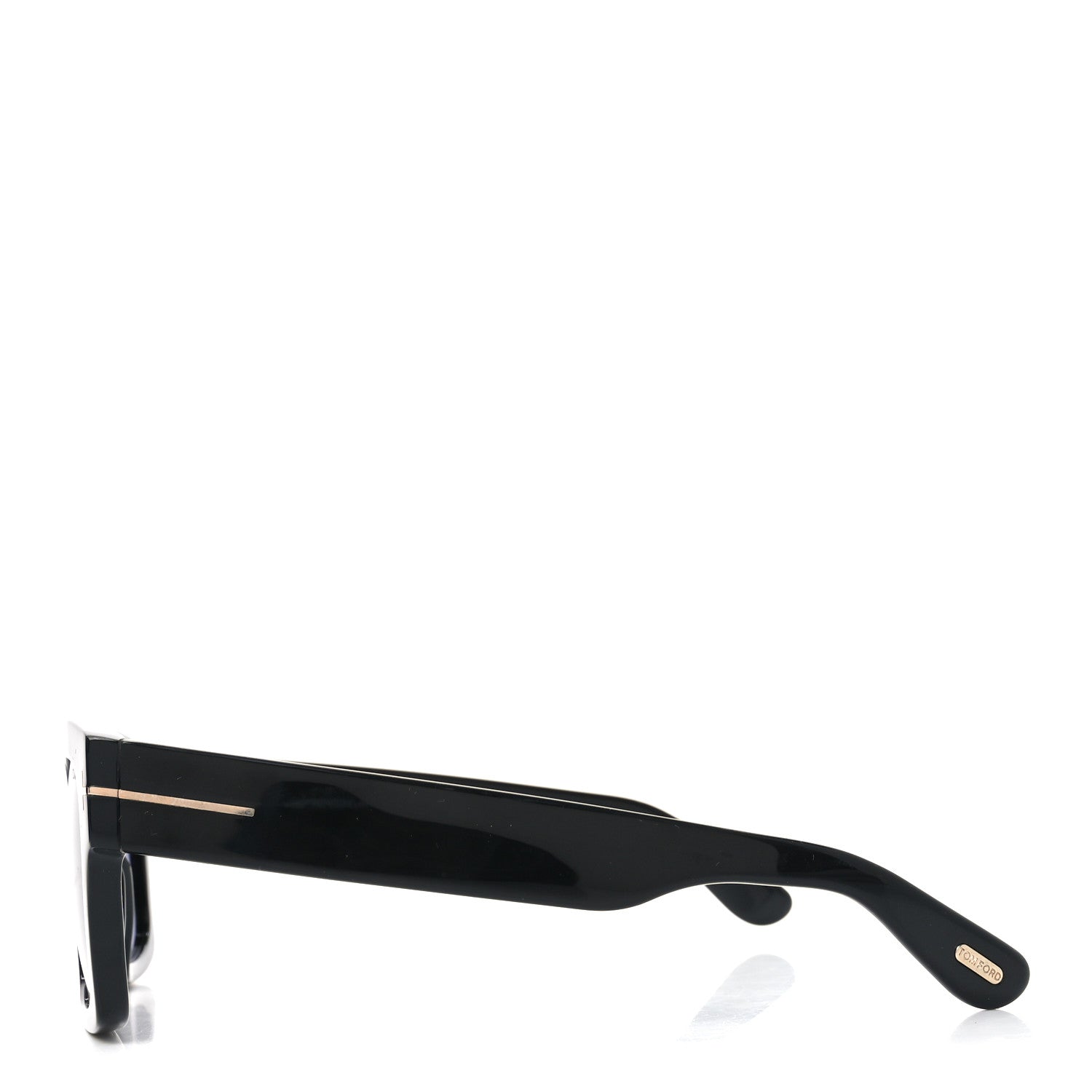 Tom Ford Acetate Fausto Sunglasses TF711 Black 3 of 7