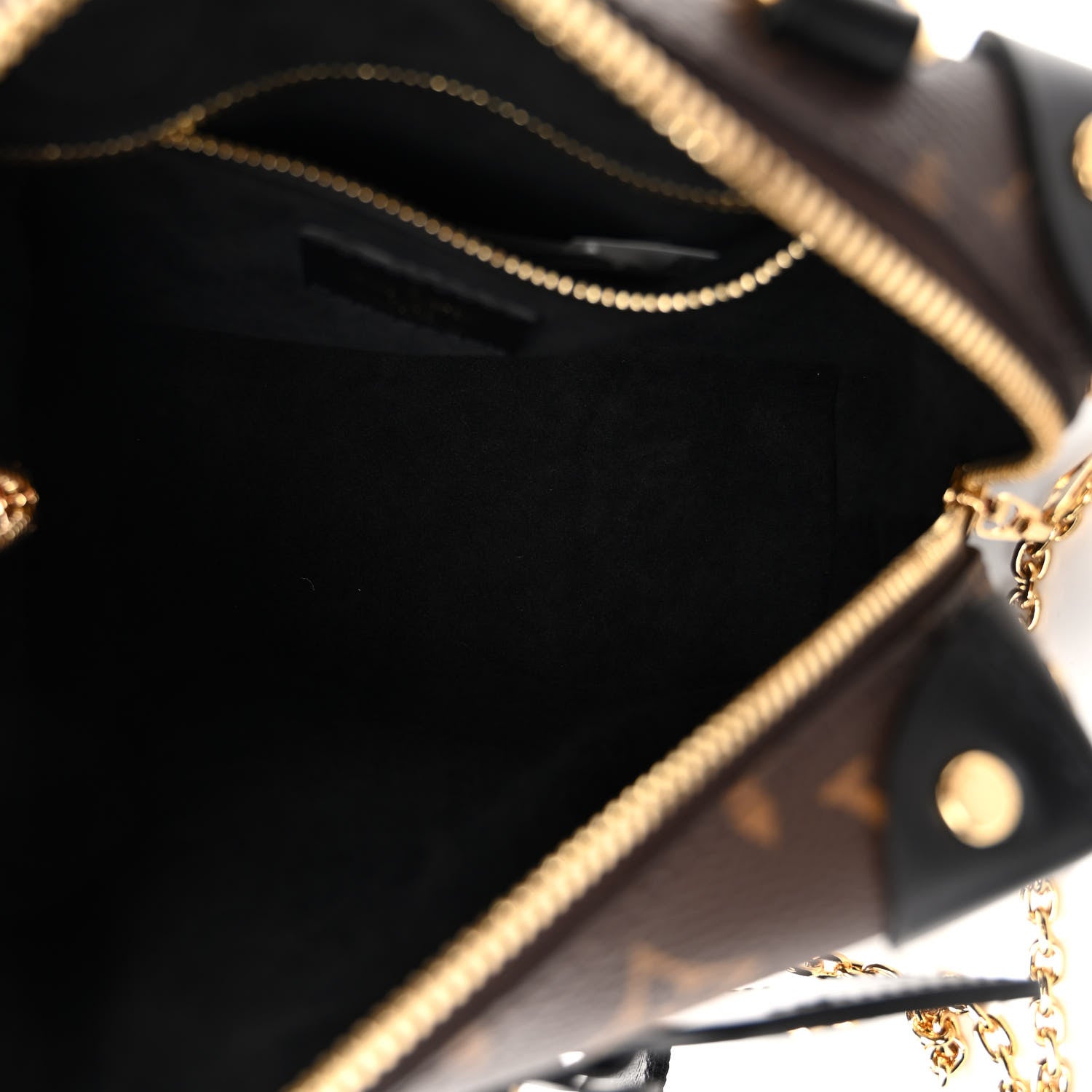 Louis Vuitton Monogram Petite Malle Souple Black 5 of 9