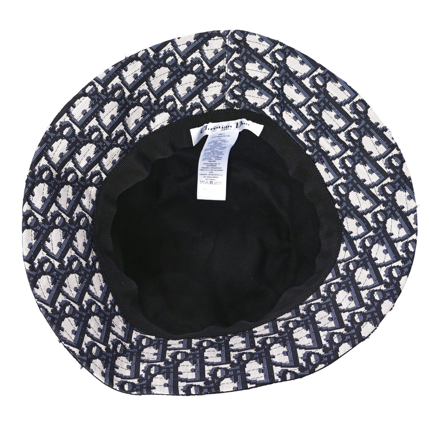 Christian Dior Camouflage Logo Bucket Hat 57 Blue 4 of 7