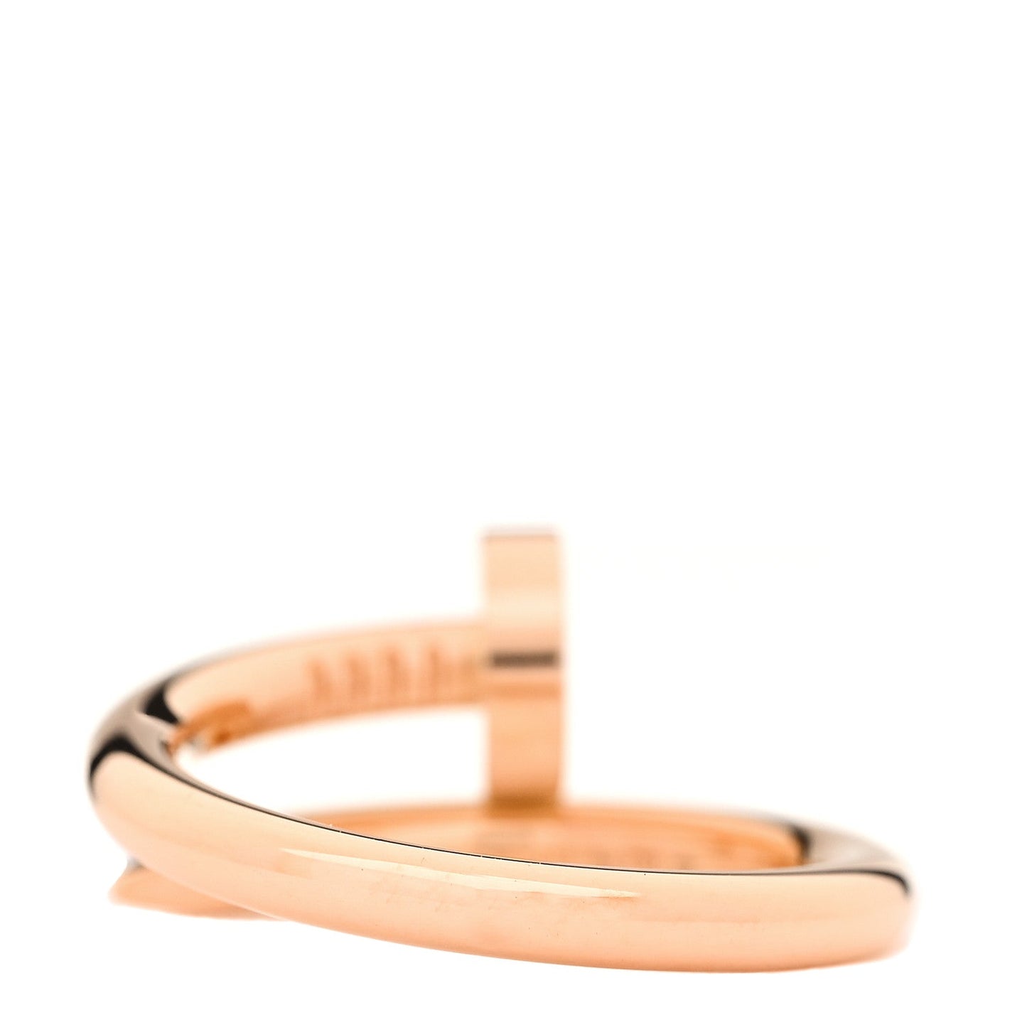 18K Pink Gold Juste Un Clou Ring 52 6