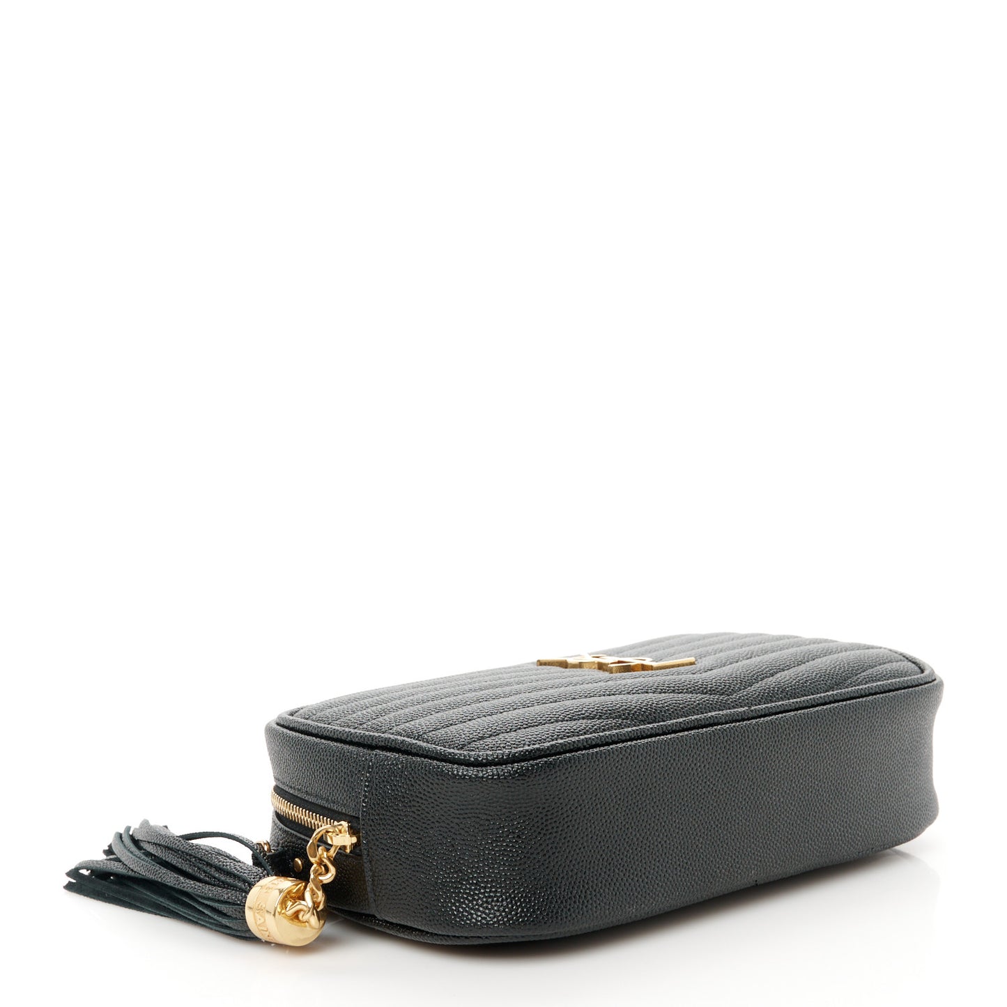 Grain De Poudre Matelasse Monogram Mini Lou Camera Bag Black