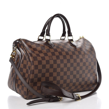 Louis Vuitton Damier Ebene Speedy Bandouliere 35 4 of 15