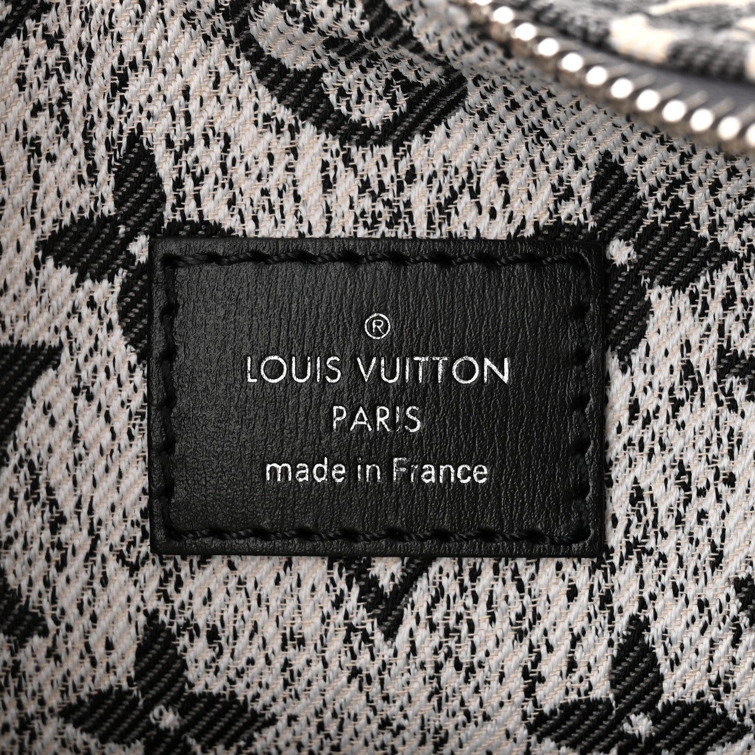 Louis Vuitton Monogram Jacquard Denim Loop Black 6 of 10