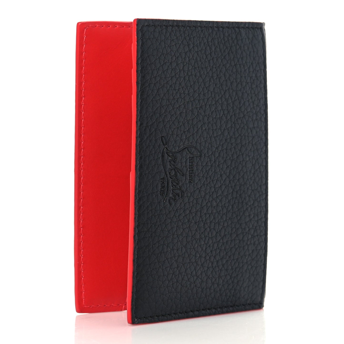 Calfskin Spiked Sifnos Bi-Fold Wallet Black