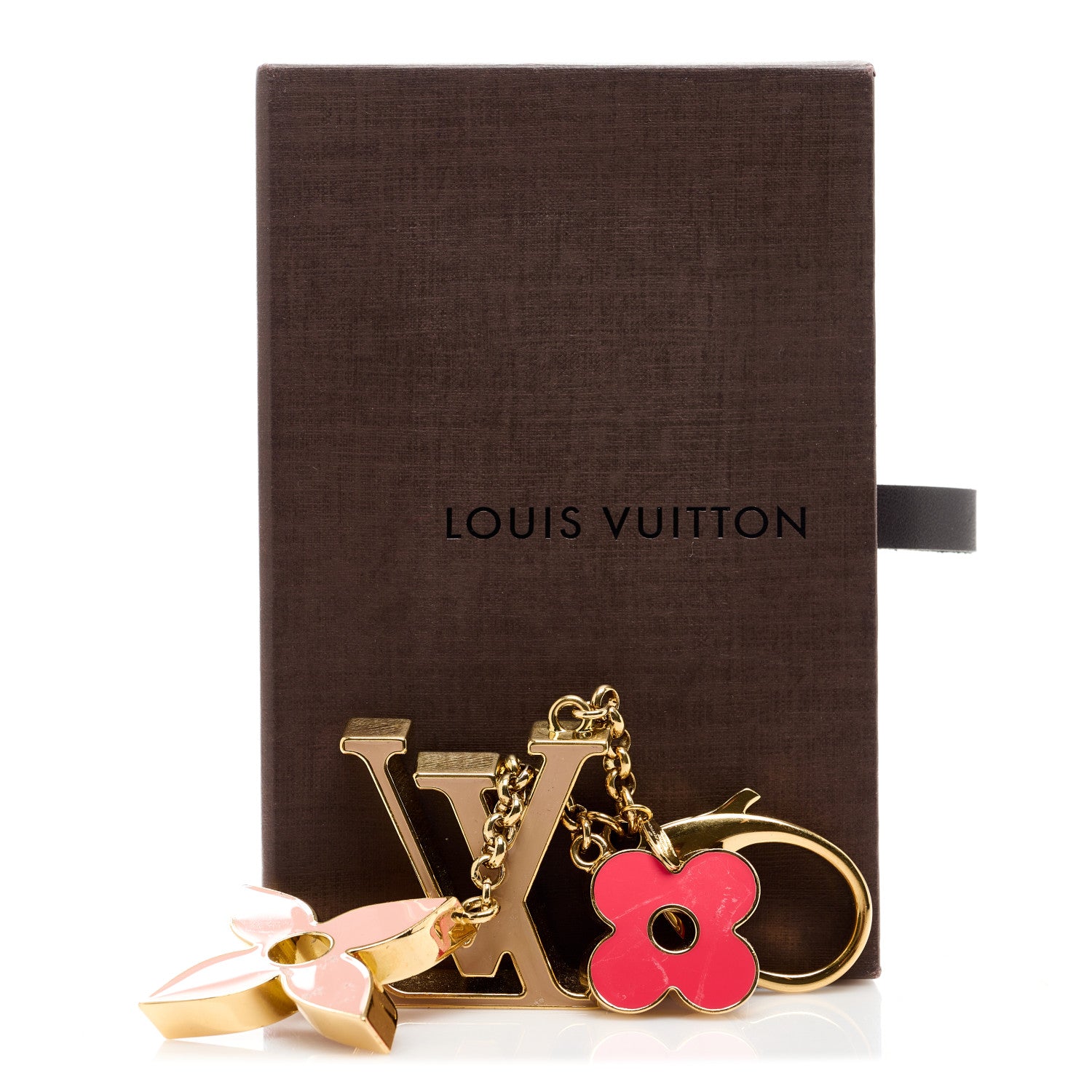 Louis Vuitton Fleur De Monogram Bag Charm Pink 6 of 6