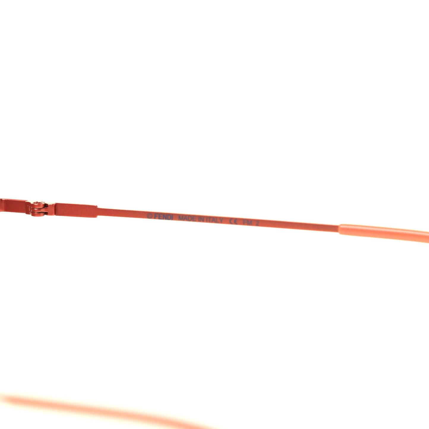 Metal Geometric Sunglasses FF 0194/S Orange