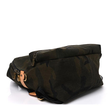 Louis Vuitton X SUPREME Canvas Camouflage Apollo Backpack 4 of 10