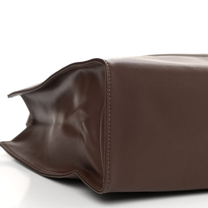 Telfar Vegan Leather Medium Shopping Bag Chocolate 9 of 10