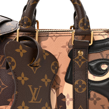 Louis Vuitton Monogram Portrait Keepall Bandouliere 25 Brown 6 of 8