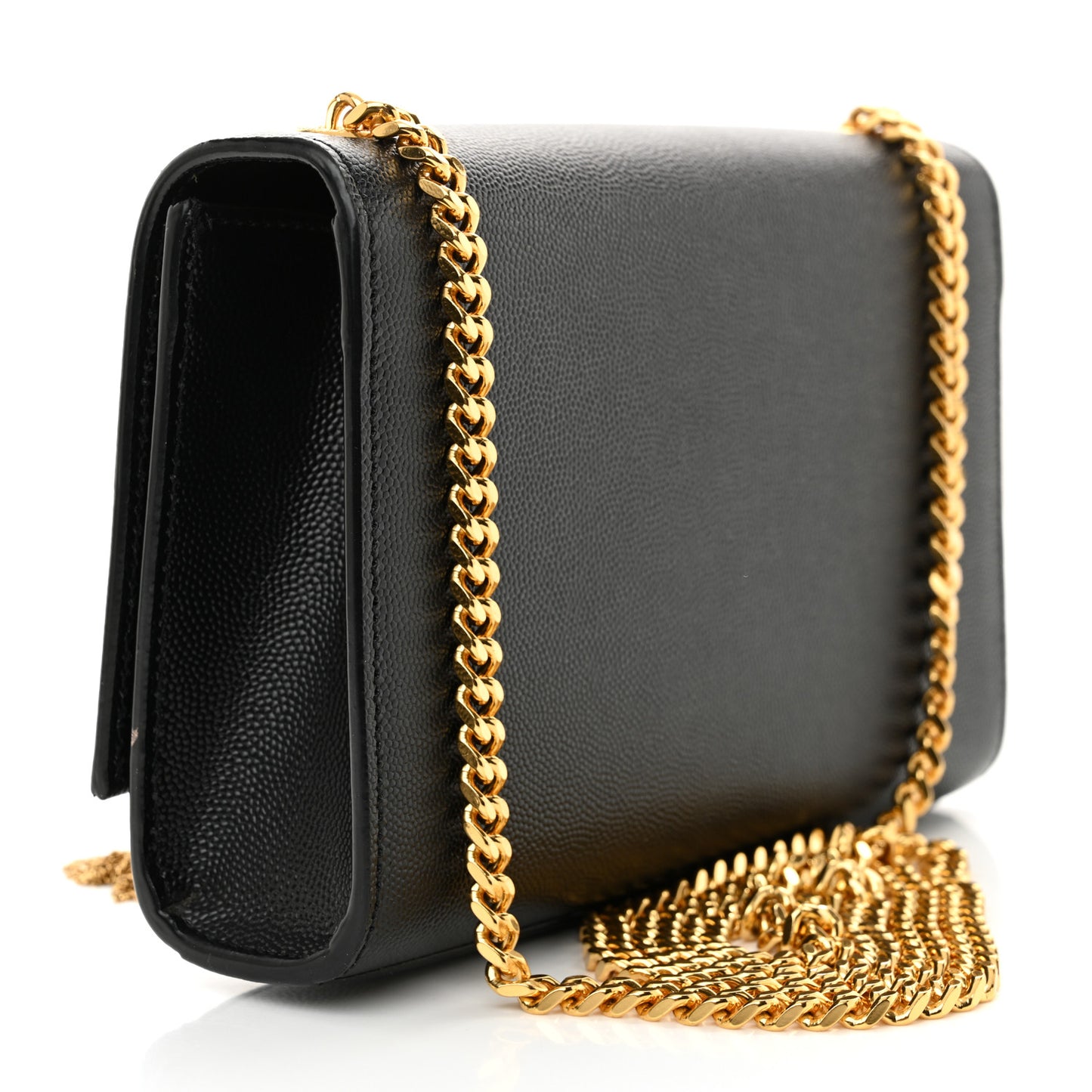 Grain De Poudre Small Classic Monogram Kate Tassel Satchel Black