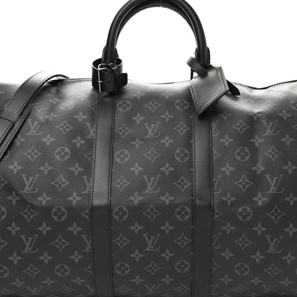 Louis Vuitton Monogram Eclipse Keepall Bandouliere 55 7 of 10