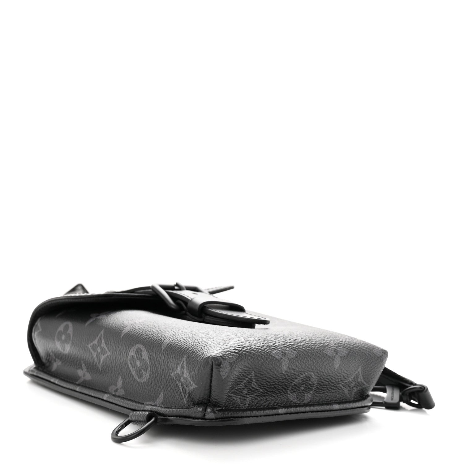 Louis Vuitton Monogram Eclipse Saumur Slingbag Black 4 of 11