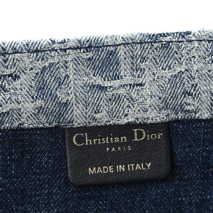 Christian Dior Oblique Denim Medium Book Tote Blue 6 of 11