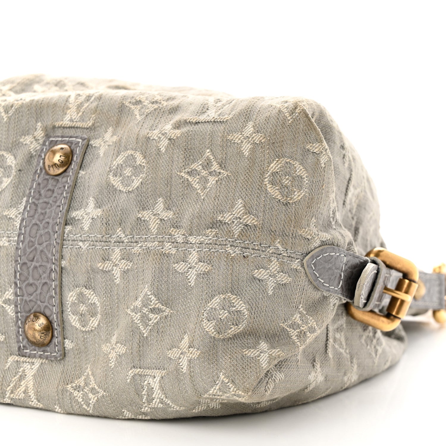 Louis Vuitton Denim Neo Cabby MM Grey 9 of 10