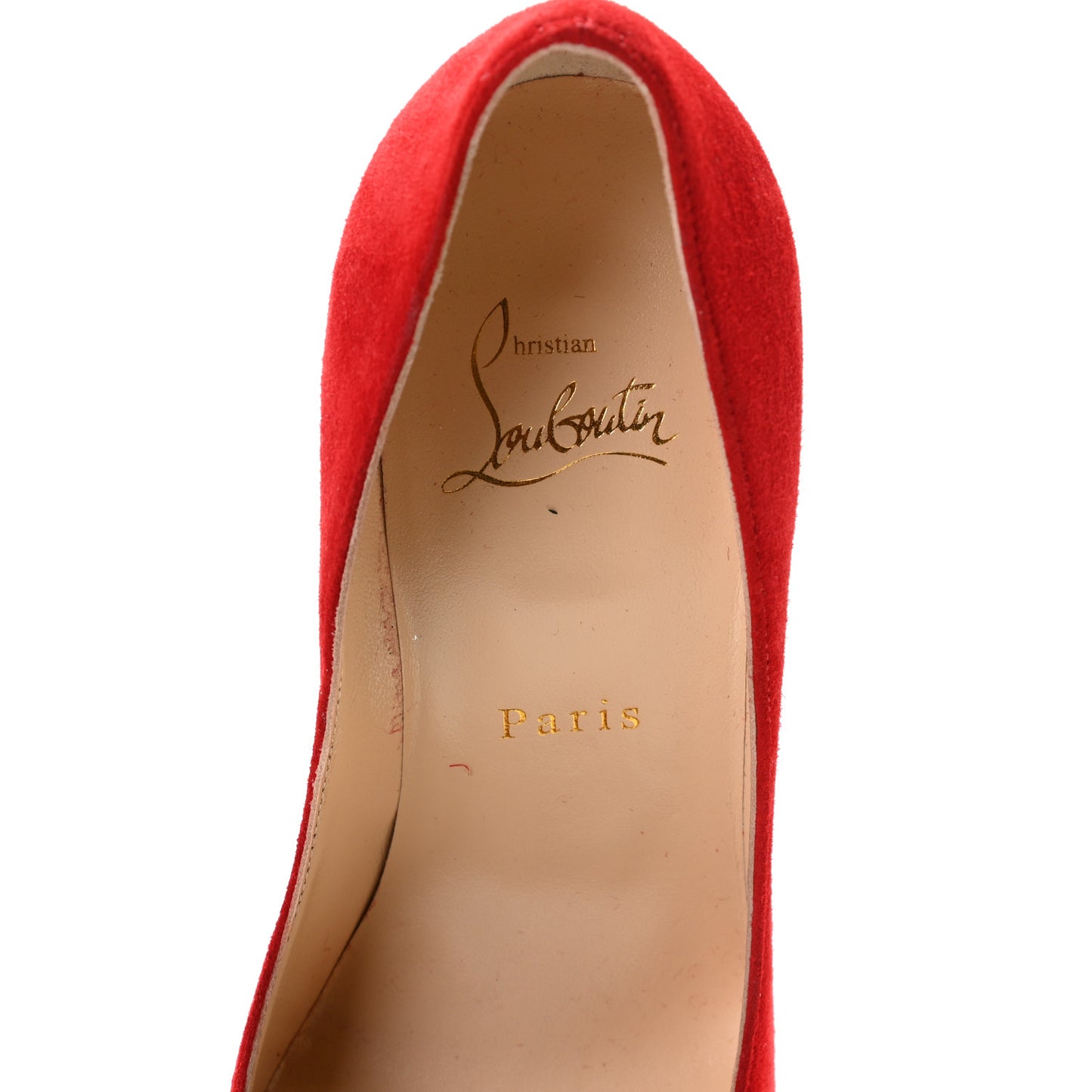 Veau Velours Eloise 100 Pumps 36 Loubi