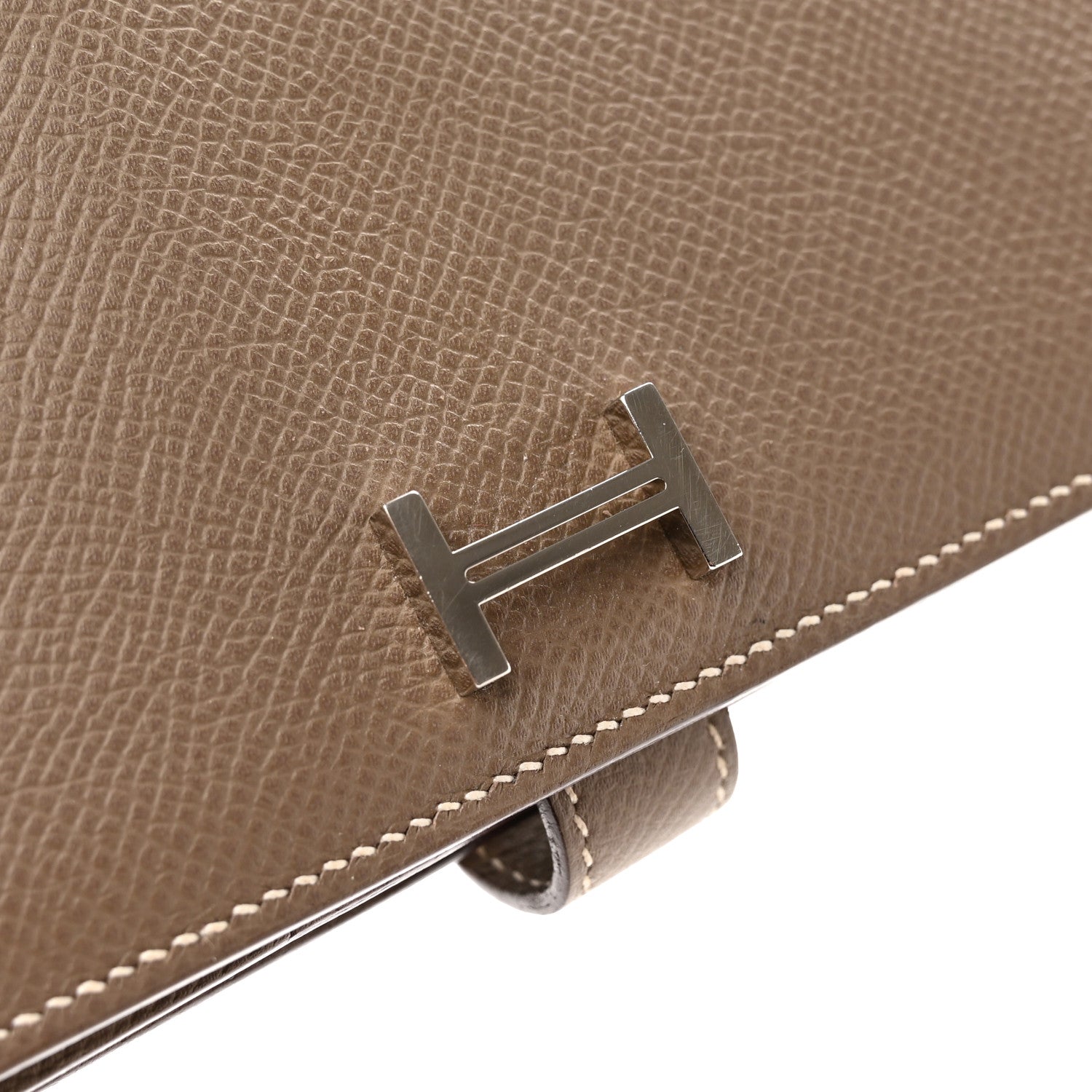 Hermes Epsom Bearn Gusset Wallet Etoupe 9 of 11