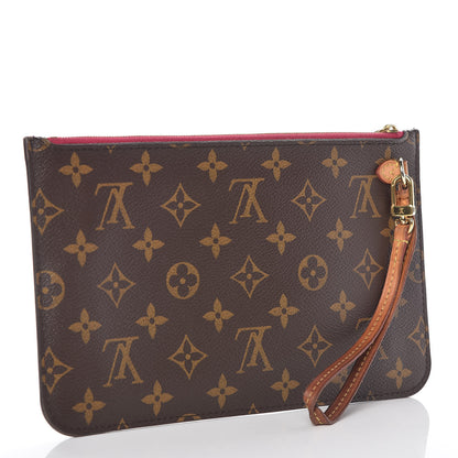 Louis Vuitton Monogram Neverfull MM GM Pochette Pivoine 3 of 11
