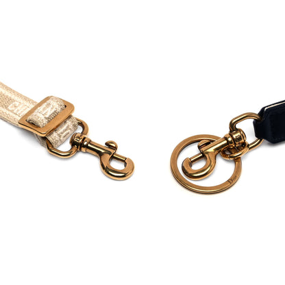 Christian Dior Canvas Embroidered Micro Adjustable Shoulder Strap Beige 4 of 6