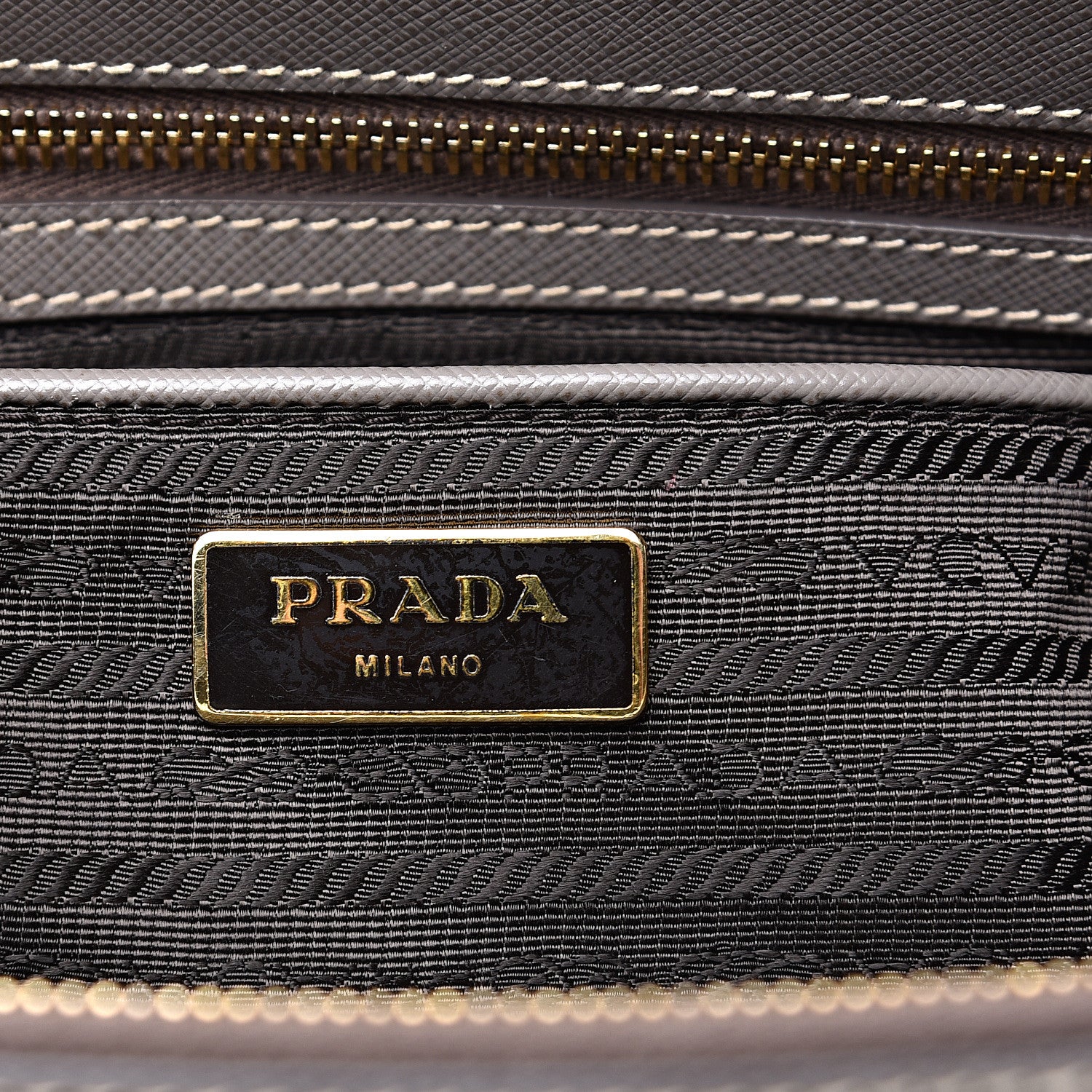 Prada Saffiano Large Galleria Double Zip Tote Argilla 5 of 16