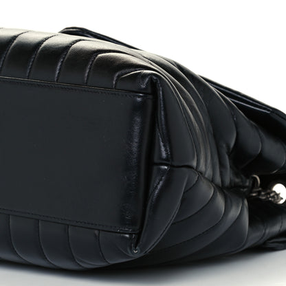 Saint Laurent Calfskin Y Quilted Monogram Medium Loulou Chain Satchel Black 10 of 10