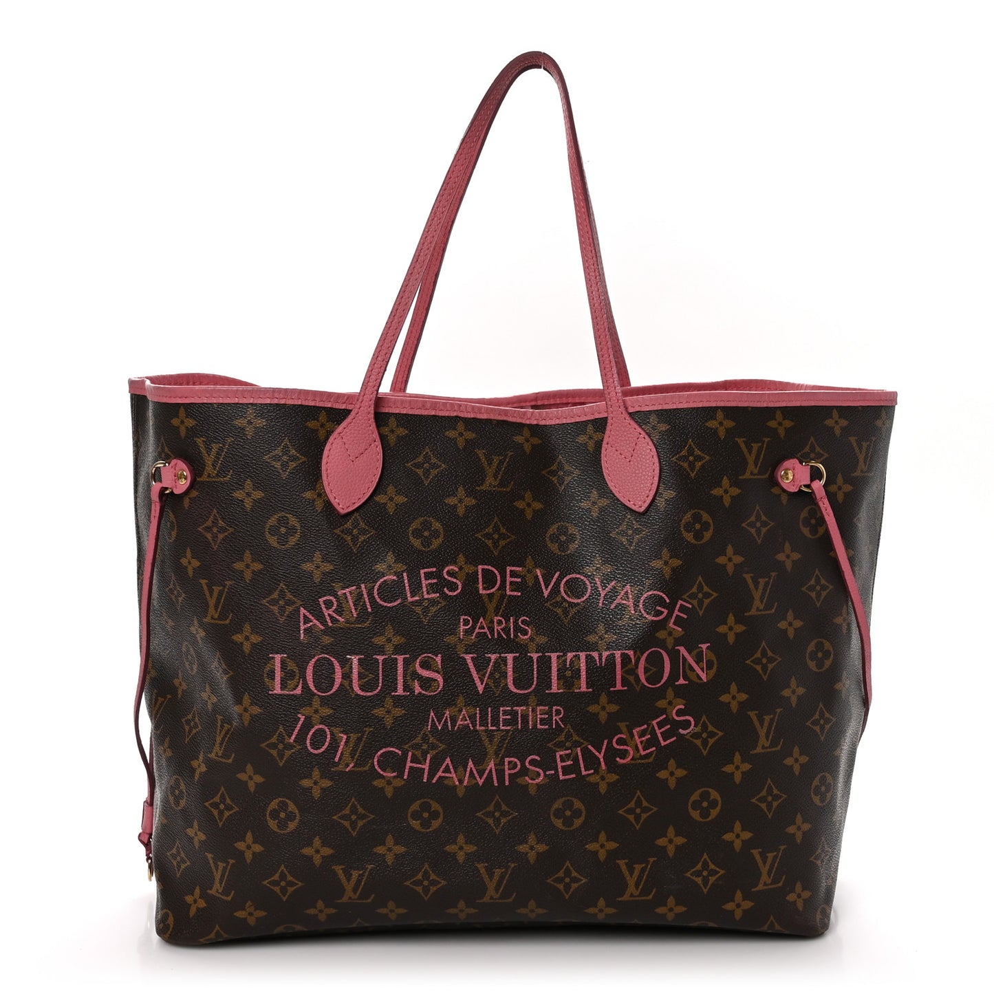Monogram Articles de Voyage Ikat Neverfull GM Rose Velours