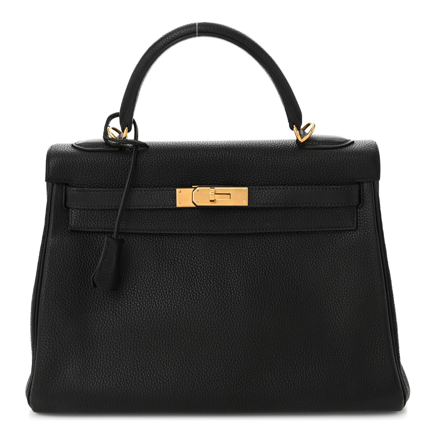 Hermes Togo Kelly Retourne 32 Black 1 of 9