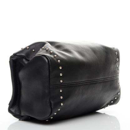 Givenchy Calfskin Studded Pandora Wristlet Black 3 of 7