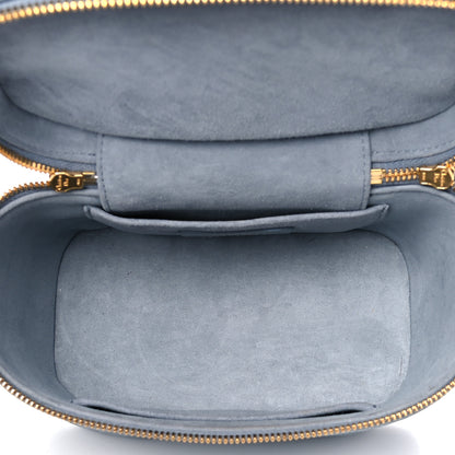 Christian Dior Lambskin Cannage Small Diortravel Vanity Case Cloud Blue 5 of 11