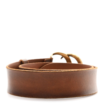 Gucci Faded Calfskin Snake Double G 40mm Belt 70 28 Cuir 2 of 4
