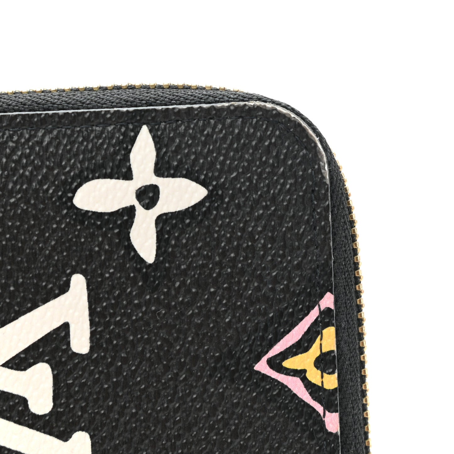 Monogram Giant Wild At Heart Zippy Wallet Black