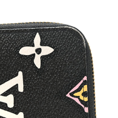 Louis Vuitton Monogram Giant Wild At Heart Zippy Wallet Black 8 of 12