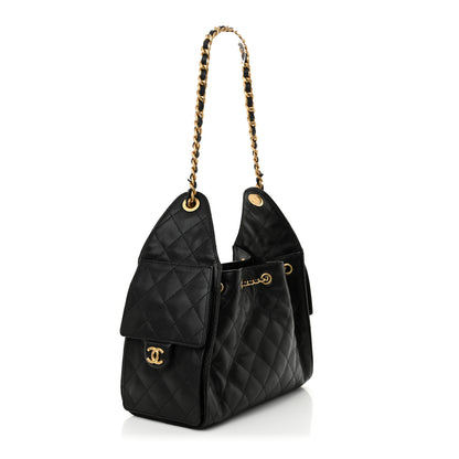 Chanel Caviar Quilted Small Chanel 25 Handbag Black 3 of 10